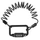 thumbnail image 2 of Candado para casco de motocicleta, scooter, bicicleta, cable telescópico, antirrobo, contraseña de 3 dígitos, 2 of 15