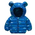 thumbnail image 5 of Staki Toddler Winter Coats Lightweight Puffer Jacket for Baby Infant Kids Winter Coat Boy 6M,12M,18M,2T,3T,4T,5T,6Y(Navy,2-3 Years), 5 of 5