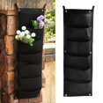 thumbnail image 4 of JZROCKER Vertical Hanging Garden Planter with 6 Pockets Wall Mount Flower Grow Bag Container Indoor Outdoor, 4 of 9