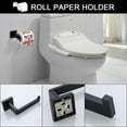 thumbnail image 3 of 5 Pieces Bathroom Hardware Accessories Set Towel Bar Set Wall Mounted, 3 of 6