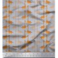thumbnail image 1 of Soimoi Rayon Crepe Fabric Giraffe Kids Print Fabric by The Yard 46 Inch Wide, 1 of 3