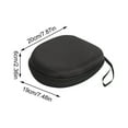 thumbnail image 3 of Universal Headphone Carrying Case for Bluetooth Headset, Large EVA Hard Shell Portable Travel Storage Bag with Mesh Pocket, Compatible with Over-Ear Headphones & Gaming Headsets (22x19x6.5cm, 1 Pack), 3 of 9