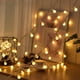 thumbnail image 4 of Guirnalda de luces de hadas con forma de globo de 40 LED, resistente al agua, carga USB para exteriores, interiores, jardines (amarillo cálido), 4 of 5