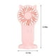 thumbnail image 3 of Ventilador portátil de mano - recargable por USB, 3 velocidades, ventilador de escritorio personal con cordón, blanco/rosa/azul, 3 of 8