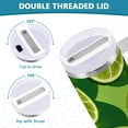 thumbnail image 5 of 40 oz Tumbler With Handle Stainless Steel Insulated Tumbler With Lid for Car Cup Holder Lime Slice Image, 5 of 9