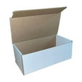 thumbnail image 2 of 25 4x3x2 White Cardboard Paper Boxes Mailing Packing Shipping Box Corrugated Carton, 2 of 4