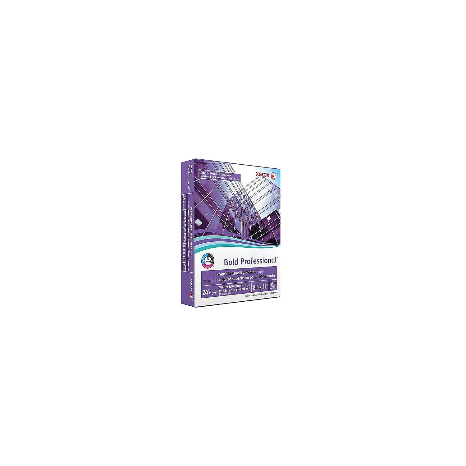 Xerox, XER3R13038, Bold Professional Quality Paper - White, 500 / Ream, White