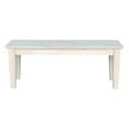 thumbnail image 5 of International Concepts Be-47S Shaker Style Dining Bench, Ready To Finish, 5 of 6