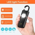 thumbnail image 3 of lanema Rechargeable 140dB Personals Alarm Keychains for Women and Outdoor Activity, 3 of 12