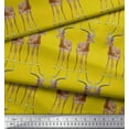 thumbnail image 3 of Soimoi Rayon Fabric Deer Animal Decor Fabric Printed Yard 42 Inch Wide, 3 of 3