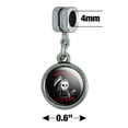 thumbnail image 4 of It's All Good In My Hood Death Grim Reaper Funny Humor Italian European Style Bracelet Charm Bead, 4 of 5