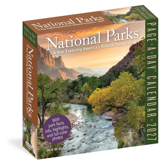 National Parks Page-A-Day(r) Calendar 2027: A Year Exploring America's Natural Treasures, (Paperback)