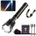 thumbnail image 1 of Wangscanis Rechargeable Flashlights, XHP50 Super Bright 1500mAh Battery Zoomable Waterproof 5-Mode, 1 of 7