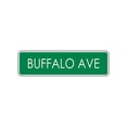 thumbnail image 1 of Buffalo Ave Aluminum Metal Novelty Street Sign Wall Man Cave Football Sports League 4x13.5, 1 of 1