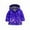 Dark Blue, variant on Dyfzdhu Kids Coat Winter Jacket Girls Hooded Flower Prints Toddler Outerwear Beautiful Windproof Warm Thick