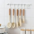 Kitchen Utensil Racks Rail Wall Mounted Utensil Hooks Rack Sliding