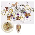 thumbnail image 3 of PENGXIANG DIY Hand Manicure Three Dimensional Butterfly Jewelry Heat Shrinkable Piece, 3 of 5