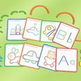 thumbnail image 4 of Smart Sticks 120Pcs Wooden Pattern Blocks Shape Puzzles Spelling And Art In One Toy Boost Focus Montessori Learning Toy, 4 of 9