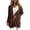 Brown, variant on XUNKUSGA Cardigan Sweaters for Women Classic Solid Color Long Sleeve Open Front Knit Sweater Coat Casual Loose Mid Length Cardigan for Women with Pocket Beige S