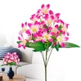 thumbnail image 3 of 1 Pcs Fake Lilies Bouquet, 12.9in Fake Lilies Bouquet, Realistic Multi-Branch Artificial Flowers for Home Decor, Spring Table Centerpiece, Gifts for Valentine's Day, Mother's Day, 3 of 9