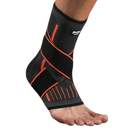 

JunDanmall 1Pc Ankle Brace Soft Anti-slip Nylon Stretch Foot Wrap Arch Support for Men