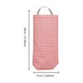 thumbnail image 2 of Wall-Mounted Bag Holder, Oxford Cloth Fabric Hanging Organizer for Trash Bag and Grocery Plastic Bags in Kitchen for Space Saving Storage and Home Management Red, 2 of 4