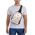 thumbnail image 4 of Rocae Cute Squirrel for Lightweight Chest Bag Dual Pocket, Waterproof Crossbody Sling Bag for Men and Women, 4 of 8