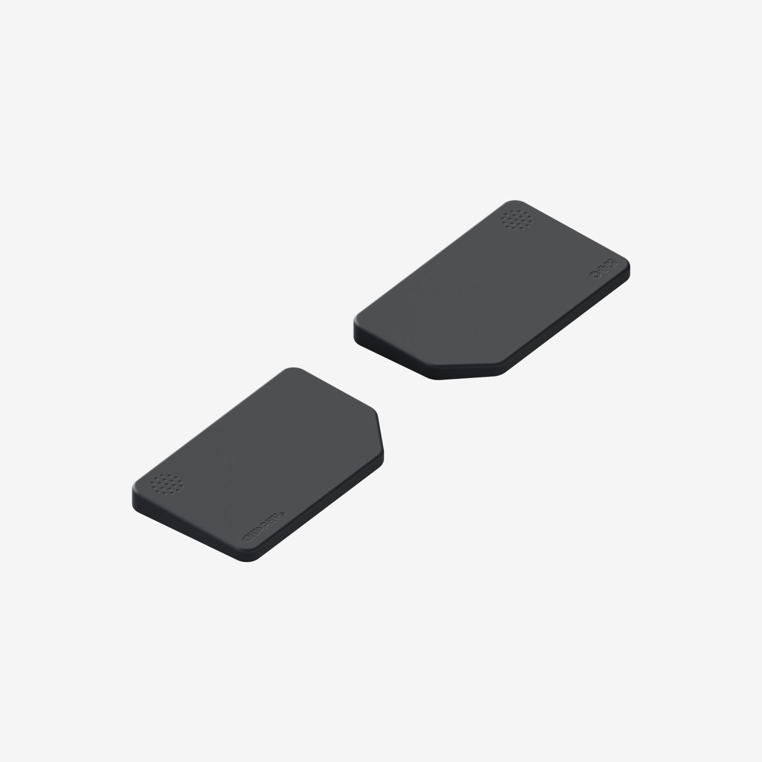 Split Two‑Section Wrist Rest for Mechanical Keyboard, Ergonomic Plastic Wrist Pad for High and Low Profile Keyboards