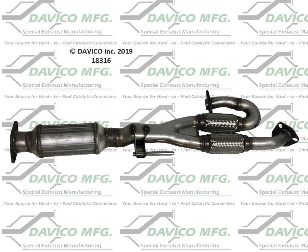 Davico Mfg 18316 Direct-Fit Catalytic Converter