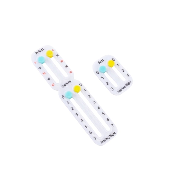 Accuracy Tennis Trackers with Light Weight Compacts Padel Score Counter for Table Competitions Enhancing Tool(White)