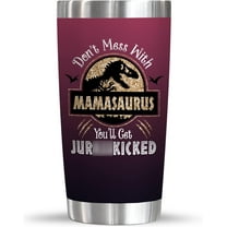 Gifts For Mom From Daughter, Friend Birthday, Christmas, Mothers Day Gifts For Mom, Mamasaurus Mom Tumbler Gifts, Presents For Mom, First Time, New Mom Gifts For Women, 20 Oz Stainless Steel Tumbler