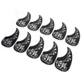 thumbnail image 4 of 10 protectores de golpeador para guitarra acústica con forma de flor de campanilla, resistentes a los arañazos. Adhesivos protectores para golpeador de guitarra., 4 of 5