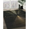 thumbnail image 3 of Ahgly Company Machine Washable Indoor Rectangle Transitional Night Black Area Rugs, 8' x 12', 3 of 7