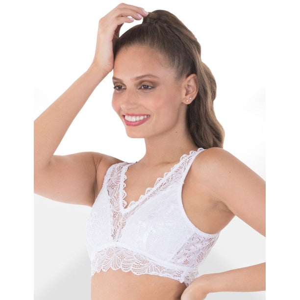 Bralette 10029 Angélica Chew ® | Lencería Fina blanco M ANGELICA CHEW 10029