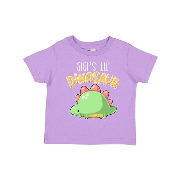 Inktastic Gigi's Lil' Dinosaur with Cute Stegosaurus Boys or Girls Toddler T-Shirt