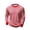 001_Red, variant on Men's Red and White Striped Shirt Long Sleeve, Wide Stripe Crew Neck Sweatshirt for Carnival Fancy Dress Party