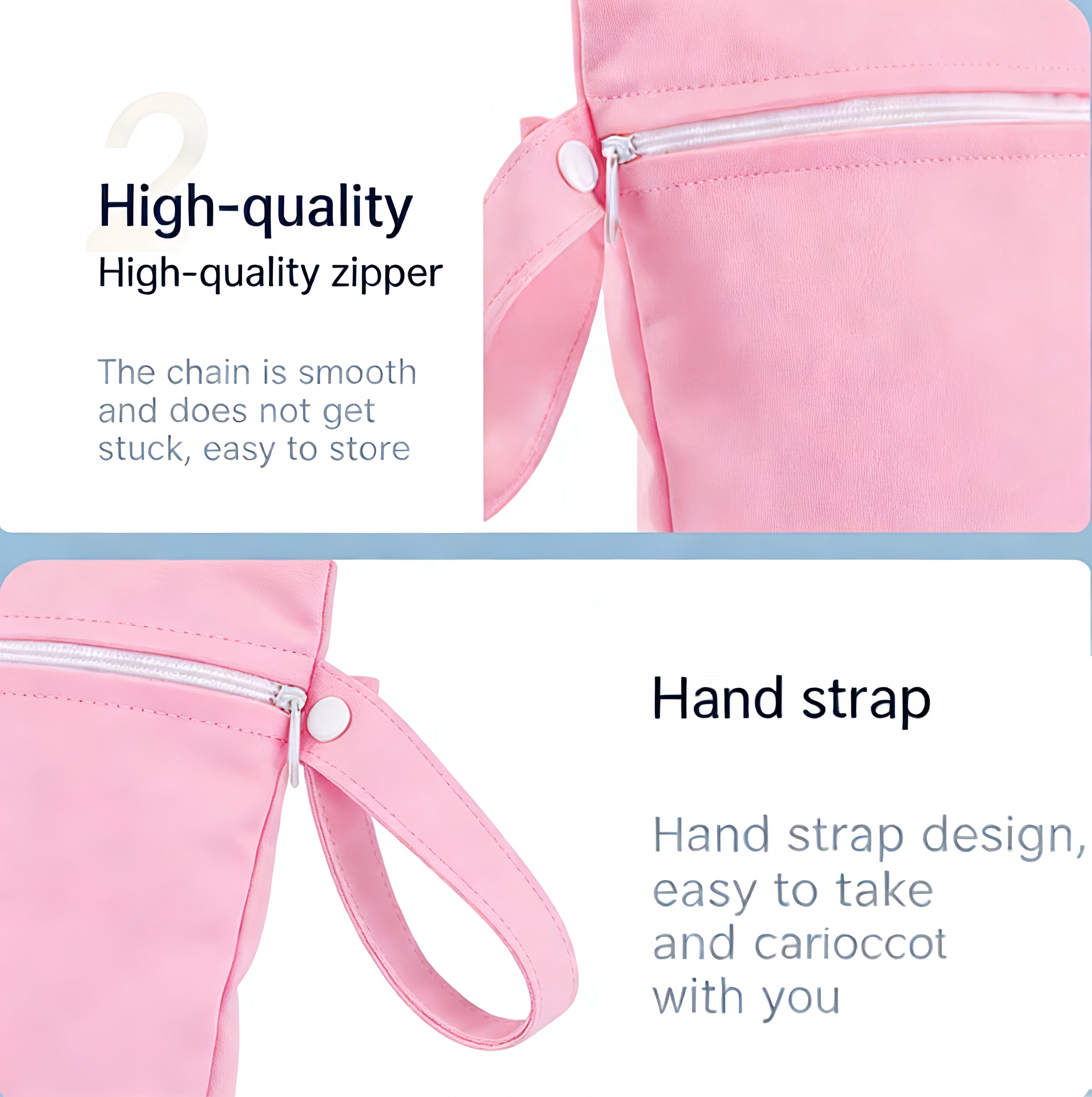 4-Pack Zippered Wet Dry Bags, Bexikou Waterproof Travel Organizer for Diapers, Swimwear, Gym, Beach