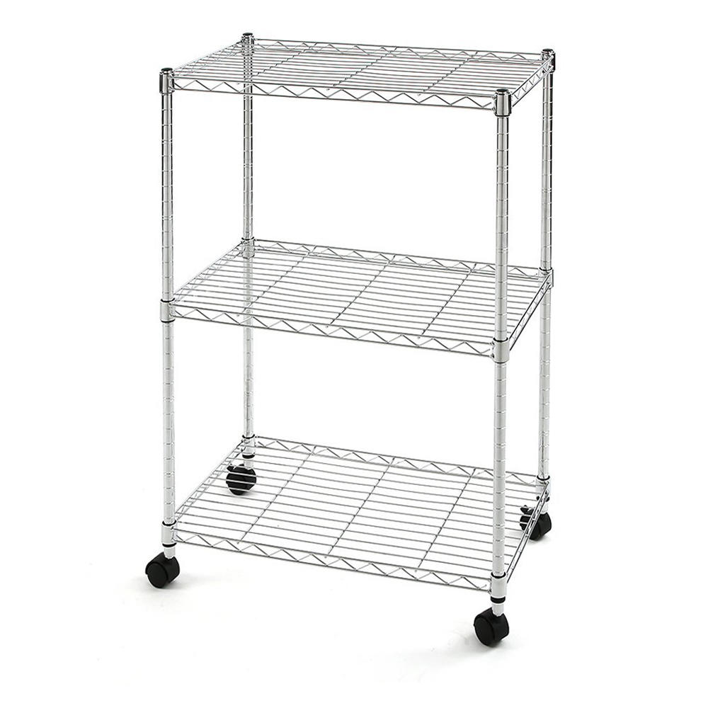 SortWise Adjustable Shelving Unit Storage shelf on lockable wheels
