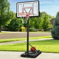 thumbnail image 2 of Best Choice Products Adjustable Regulation-Size Basketball Hoop, Portable Sport System w/ Fillable Base, 2 Wheels - Clear, 2 of 10