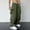 #Army Green, variant on Men's Casual Baggy Cargo Parachute Pants Street Y2K Style with Drawstring and Flat Pockets, Army Green Big and Tall Men L
