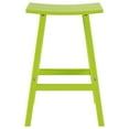 thumbnail image 3 of GARDEN 29" Inches Adirondack Plastic Outdoor Bar Stools for Patio, Lime, 3 of 6