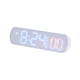 thumbnail image 5 of Reloj de pared LED, reloj electrónico de escritorio, reloj digital multifuncional moderno para Blanco y azul, 5 of 9
