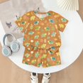 thumbnail image 4 of Grblisyd Girls Summer Outfits Size 10-12 Years Animal Print T-Shirts and Elastic Waist Shorts 2 Piece Outfit Kids Cute Clothing Sets, 4 of 7