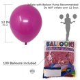thumbnail image 2 of Clearance! 100 12" Helium Grade Premium Latex BL52011 Balloon,Hot Pink, 2 of 2