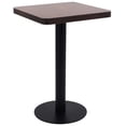 thumbnail image 1 of vidaXL Bistro Table Dark Brown 50x50 cm MDF, 1 of 4