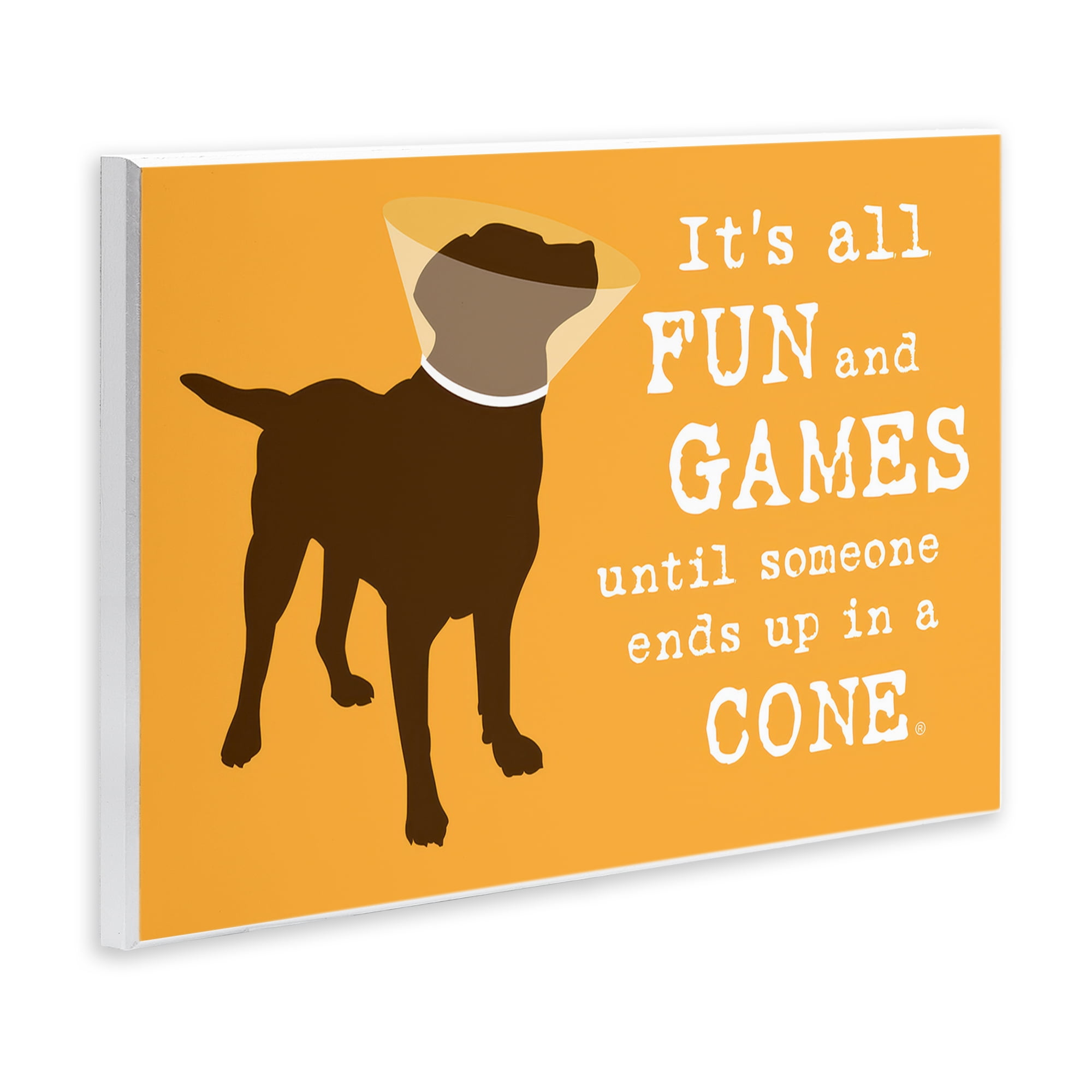 Stupell Industries Fun & Games Cone Animals Painting Unframed Art Print Wall Art, 15 x 10