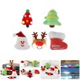 thumbnail image 5 of KAKOWELY 5 juguetes navideños para gatos, juguetes para morder para gatos de interior, lindos juguetes de peluche para gatitos., 5 of 5