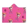 thumbnail image 2 of Super Kitties Cloak Hooded Blanket Soft Wearable Blanket Hoodie Throw Cape for Couch Kids Adults 60"x80", 2 of 8