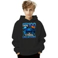 thumbnail image 4 of Kids Boys Girls 100 Days of School Sweatshirt - Letter Print Long Sleeve Preppy Back to School Hoodie, 4 of 4
