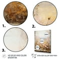 thumbnail image 3 of Designart "Vintage Windows View of Floral Meadow" Landscapes Framed Wall Art - Traditional Beige Meadow Hallway Framed Wall Art Decor, 3 of 6